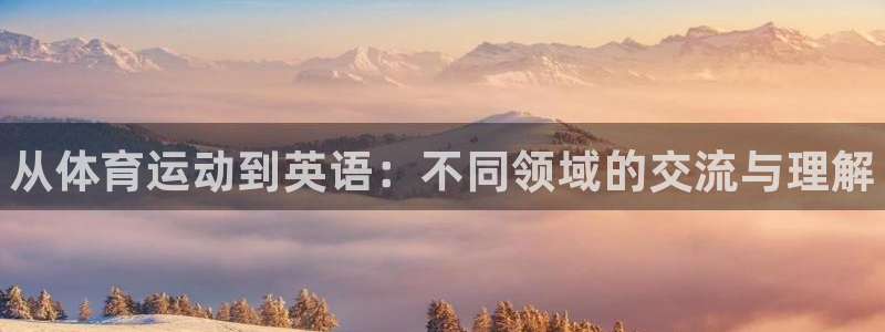 尊龙官网下载平台是正规平台吗：从体育运动到英语：不同